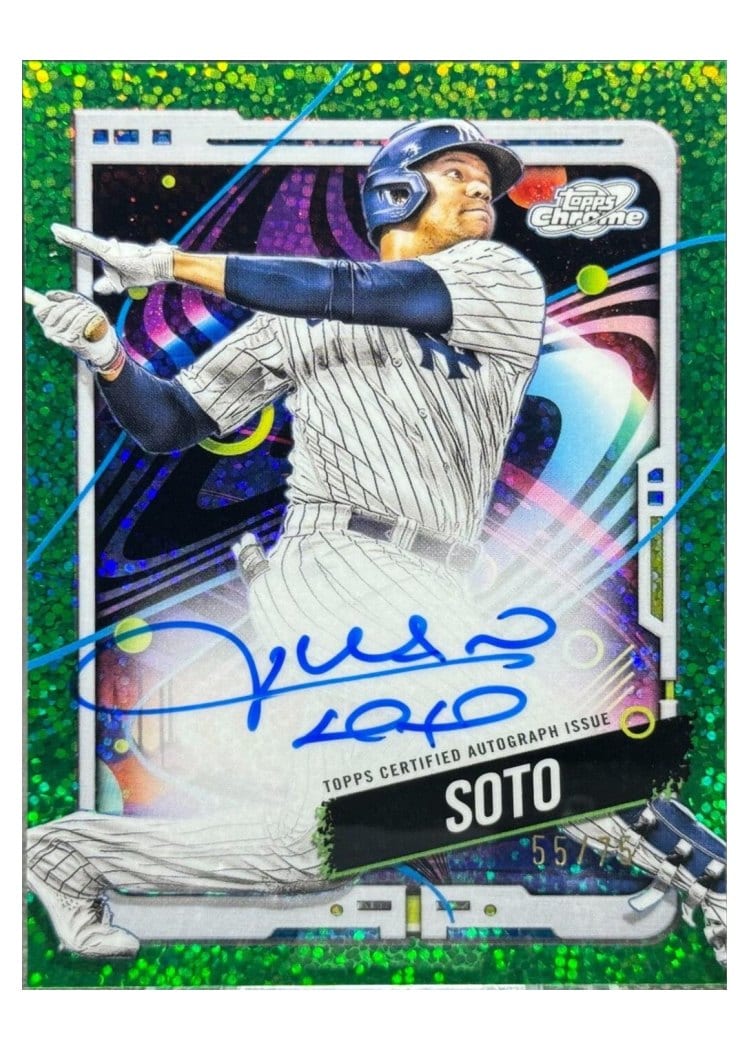 2024 Topps Cosmic Chrome Autographs Juan Soto #CCA-JS card
