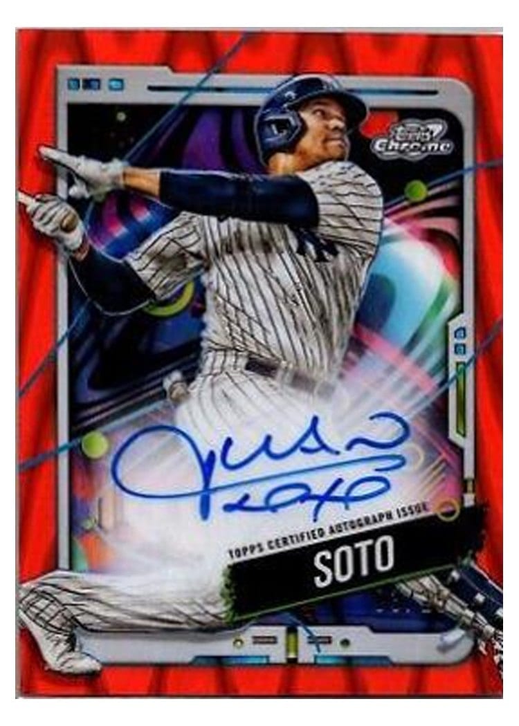 2024 Topps Cosmic Chrome Autographs Juan Soto #CCA-JS card