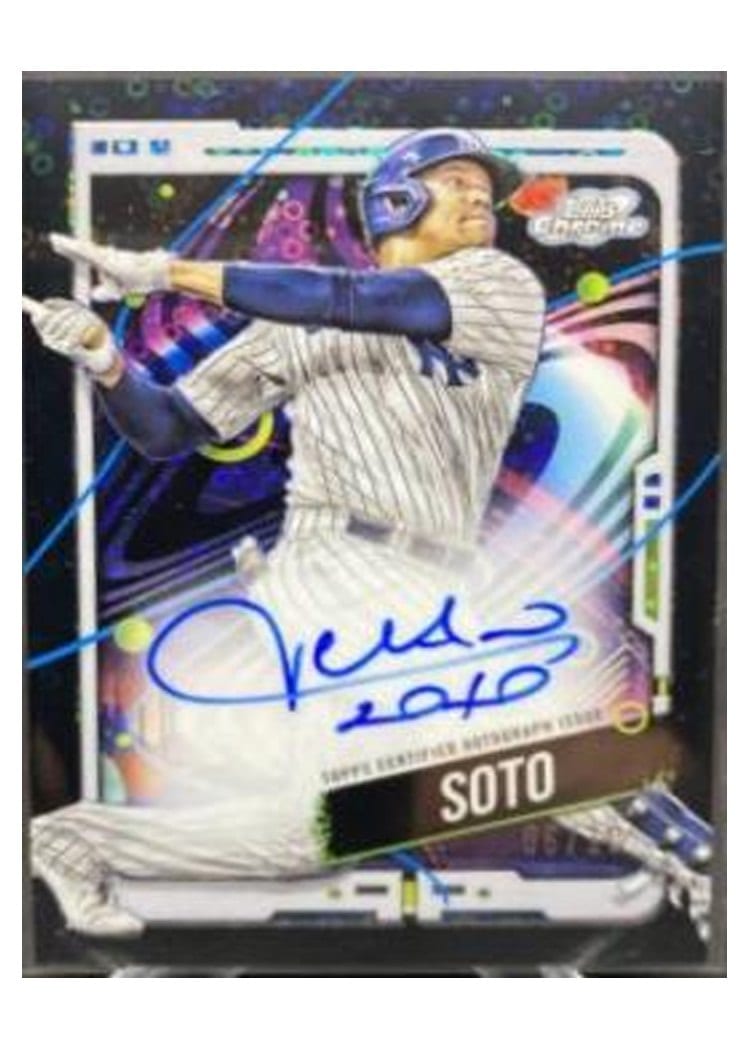2024 Topps Cosmic Chrome Autographs Juan Soto #CCA-JS card