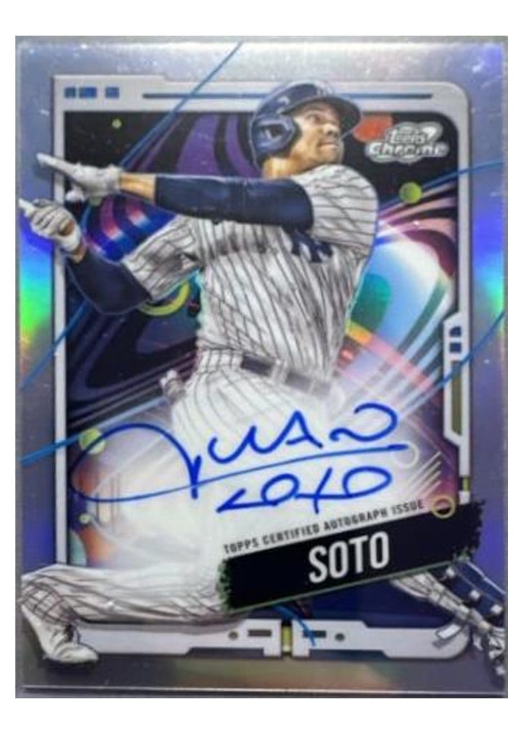 2024 Topps Cosmic Chrome Autographs Juan Soto #CCA-JS card