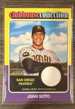 2024 Topps Heritage Clubhouse Collection Relic Juan Soto #CCR-JS card