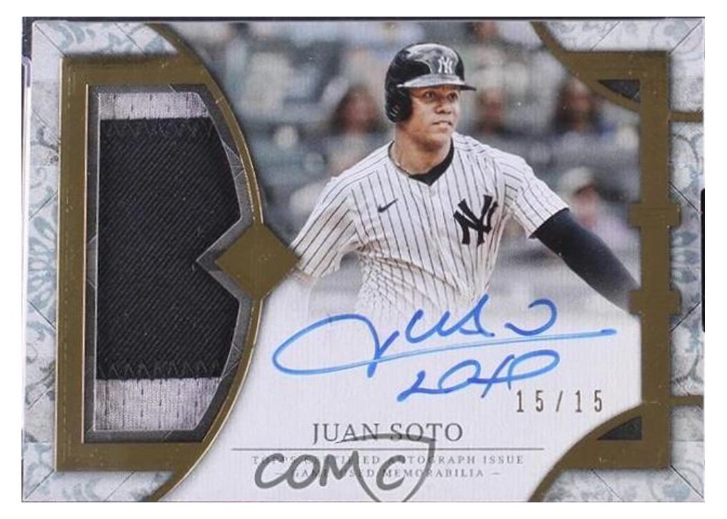 2024 Topps Transcendent Collection Autographed Patches Juan Soto #TCPA-JS card