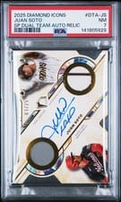 2025 Topps Diamond Icons Single Player Dual Team Autographed Relics Juan Soto #DTA-JS