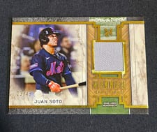 2025 Topps Museum Collection Meaningful Material Relics Juan Soto #MMR-JS card