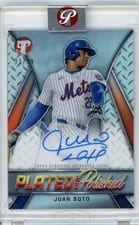 2025 Topps Pristine Plated and Polished Autographs Juan Soto #PAPAV-JS