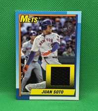 2025 Topps Update 1990 Topps Baseball Relics Juan Soto #90RU-JS card
