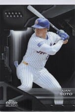 2026 Topps Chrome Black Base Set Juan Soto #6 card