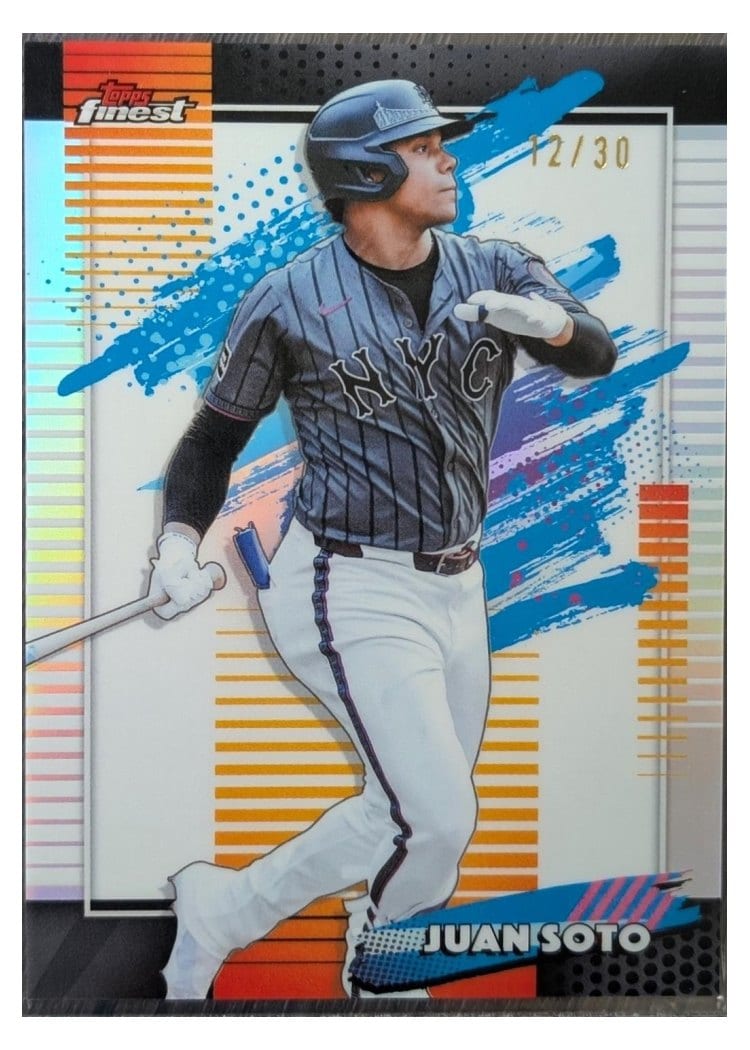 2026 Topps Finest Juan Soto White Refractor #119 card