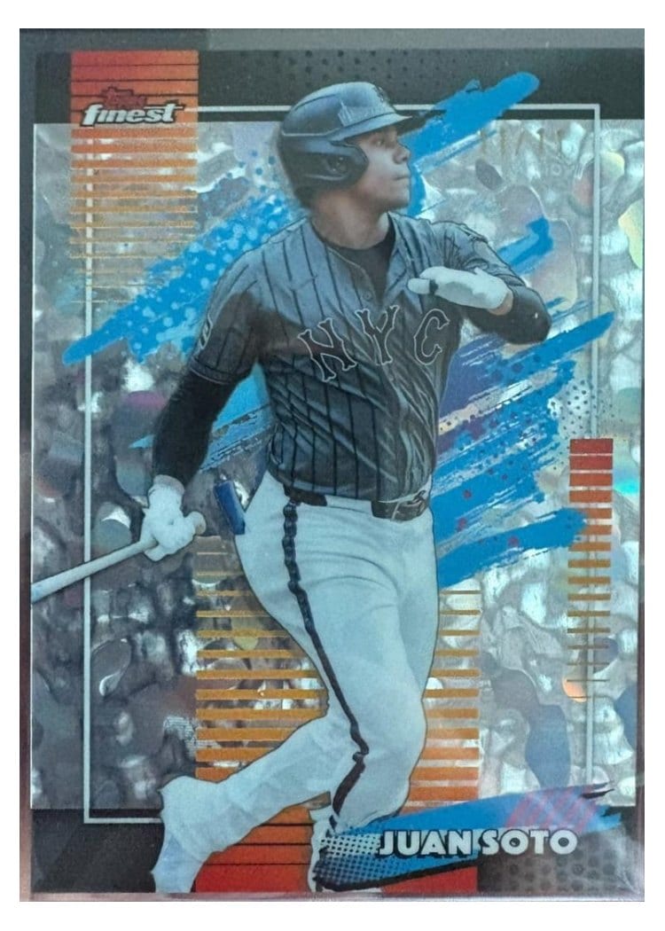 2026 Topps Finest Juan Soto Molten Mercury Refractor #119 card