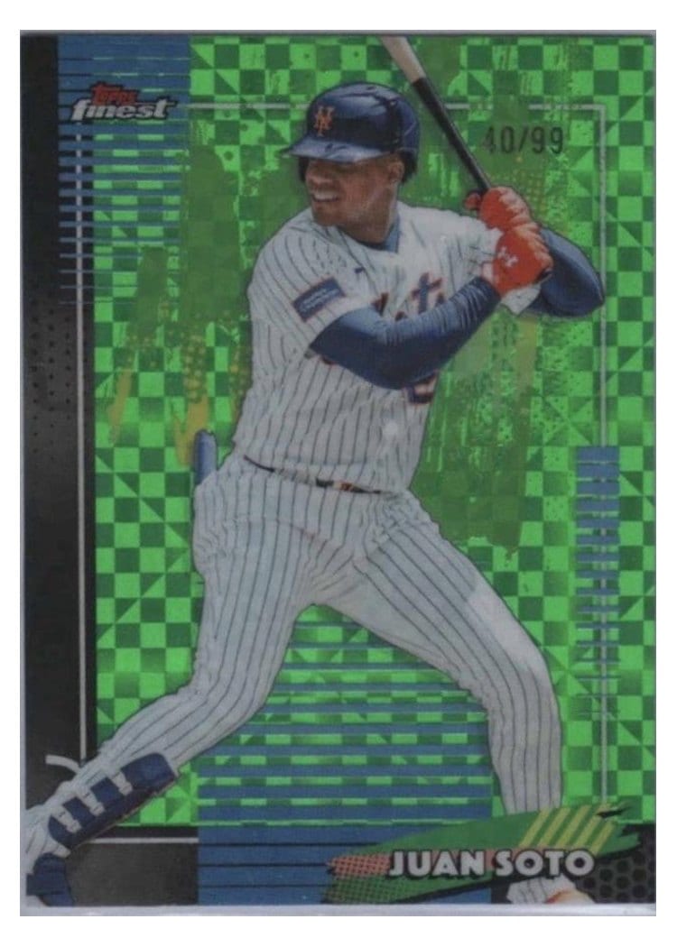 2026 Topps Finest Juan Soto #18 card