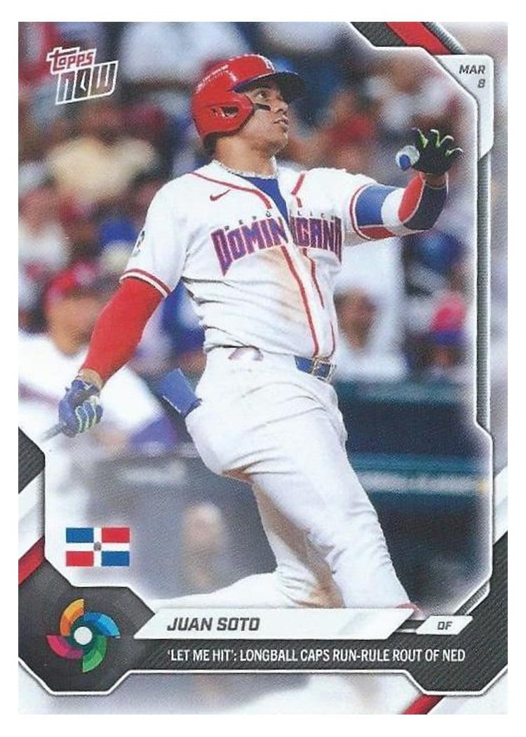 2026 Topps Now WBC Juan Soto #WB16 card