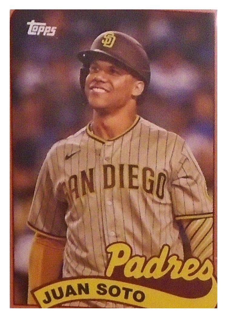 2023 Topps Archives 1989 Doubleheaders Juan Soto / Fernando Tatis Jr. #89DH-14 card
