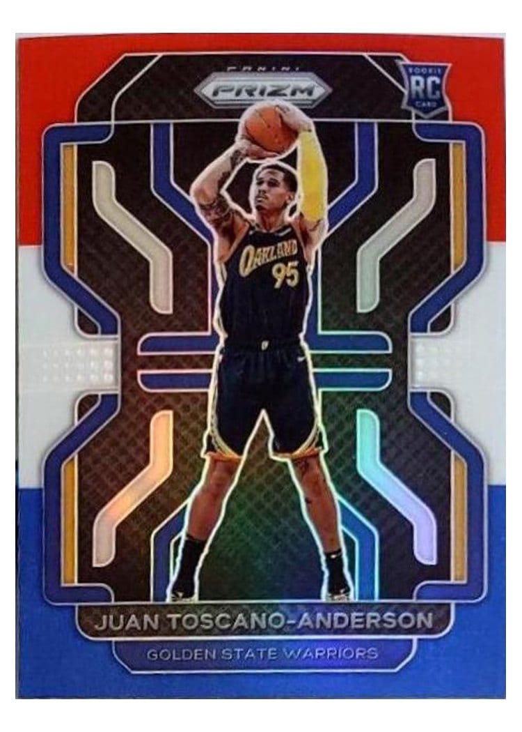 2021-22 Panini Prizm Base Set Juan Toscano-Anderson #295 card