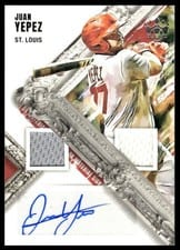 2022 Panini Diamond Kings DK Material Signatures Juan Yepez #DMS-JY card