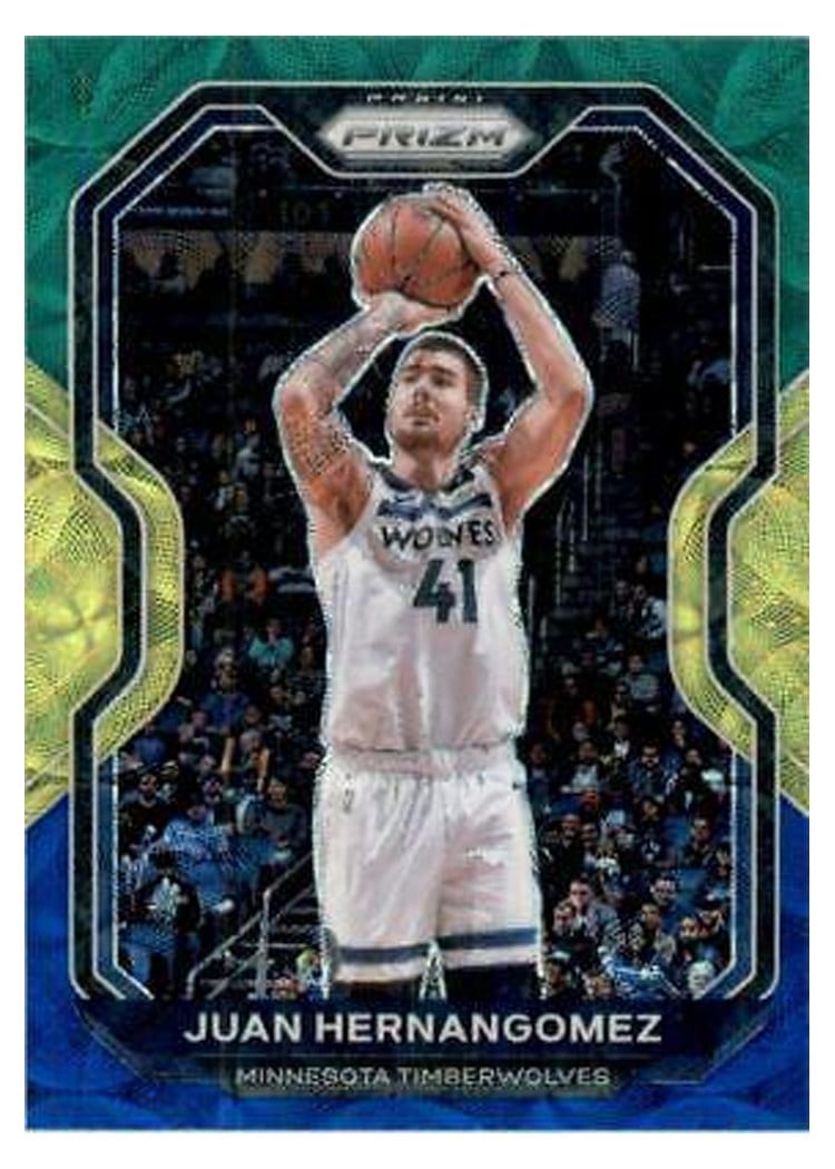 2020-21 Panini Prizm Base Set Juancho Hernangomez #192 card