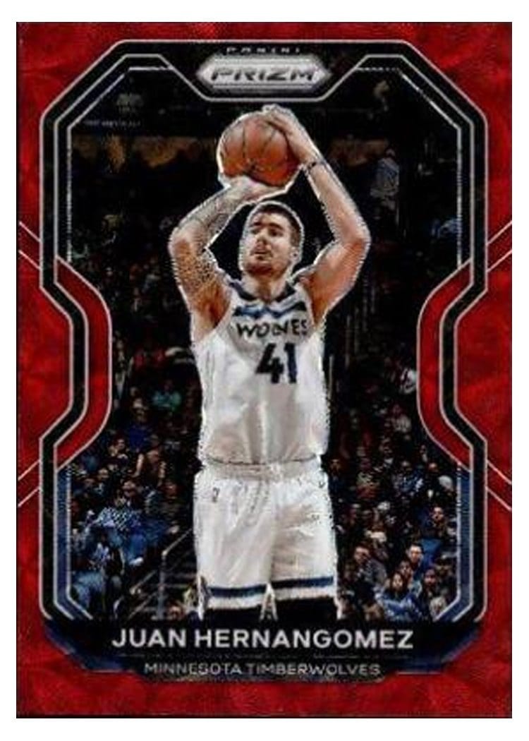 2020-21 Panini Prizm Base Set Juancho Hernangomez #192 card
