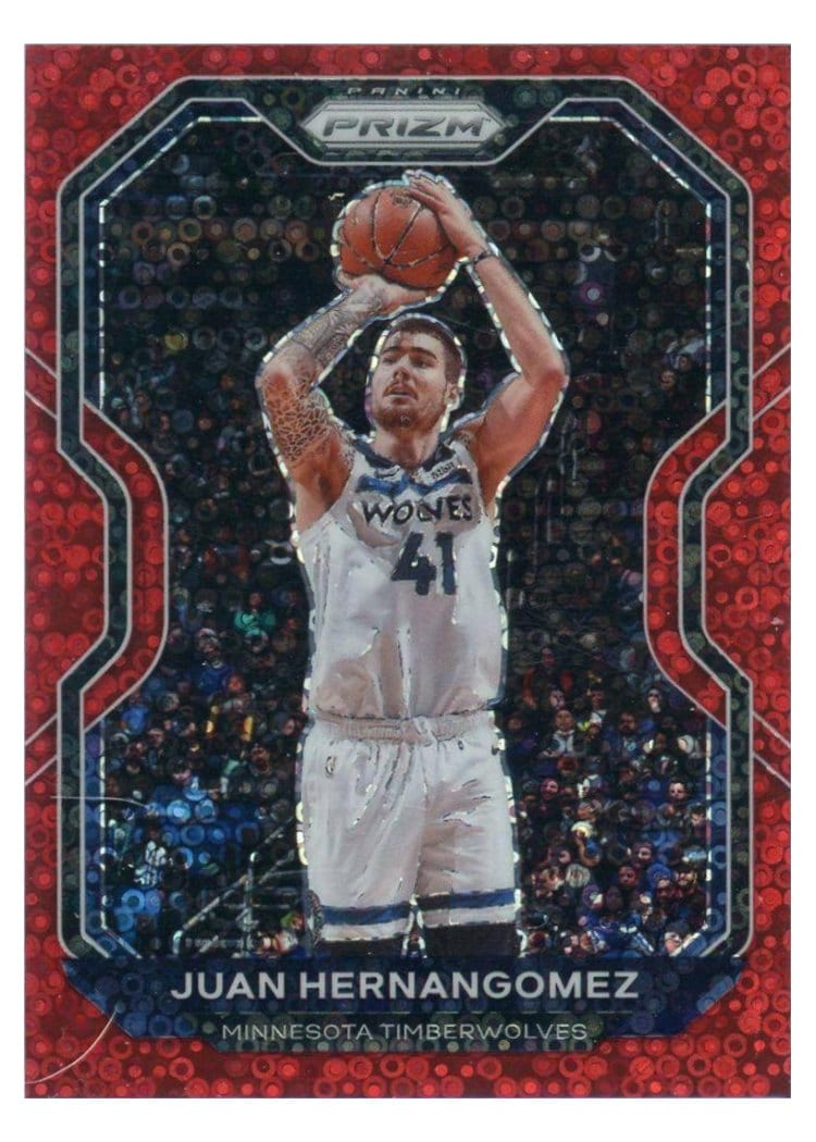 2020-21 Panini Prizm Base Set Juancho Hernangomez #192 card