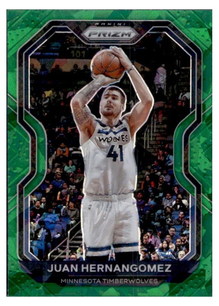 2020-21 Panini Prizm Base Set Juancho Hernangomez #192 card