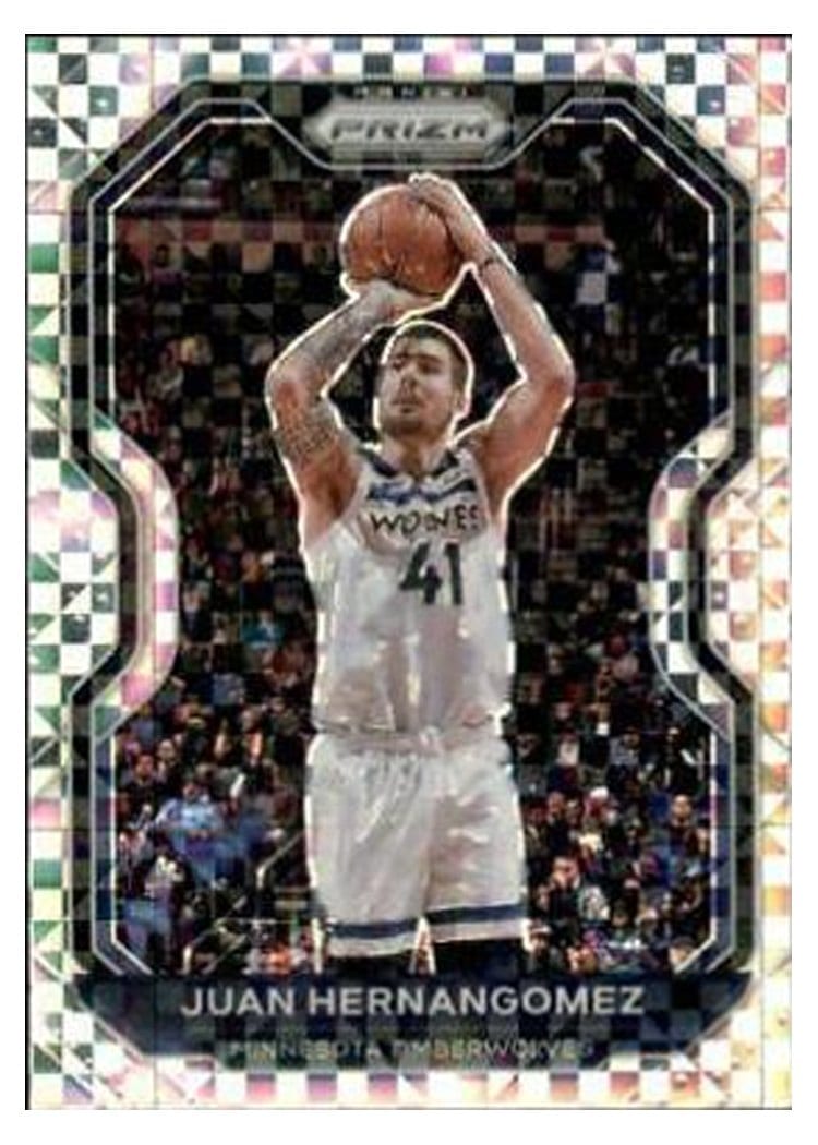 2020-21 Panini Prizm Base Set Juancho Hernangomez #192 card