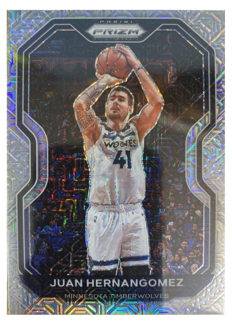 2020-21 Panini Prizm Base Set Juancho Hernangomez #192 card