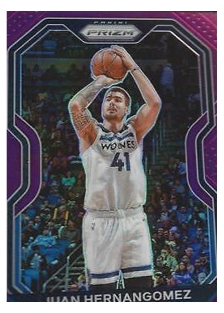 2020-21 Panini Prizm Base Set Juancho Hernangomez #192 card