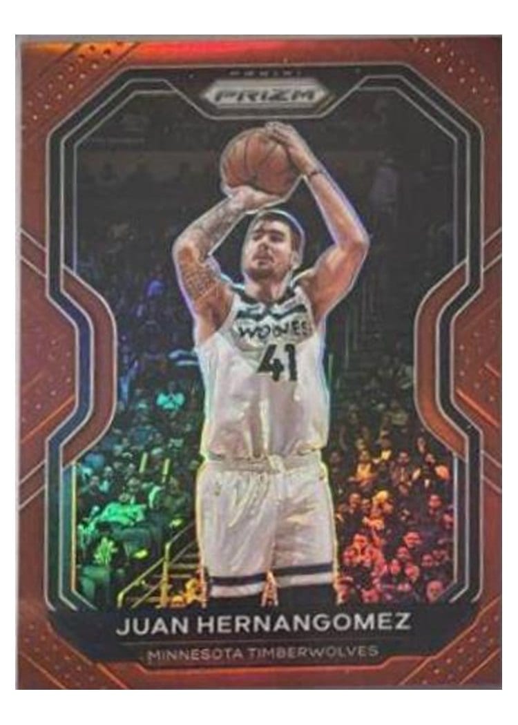 2020-21 Panini Prizm Base Set Juancho Hernangomez #192 card