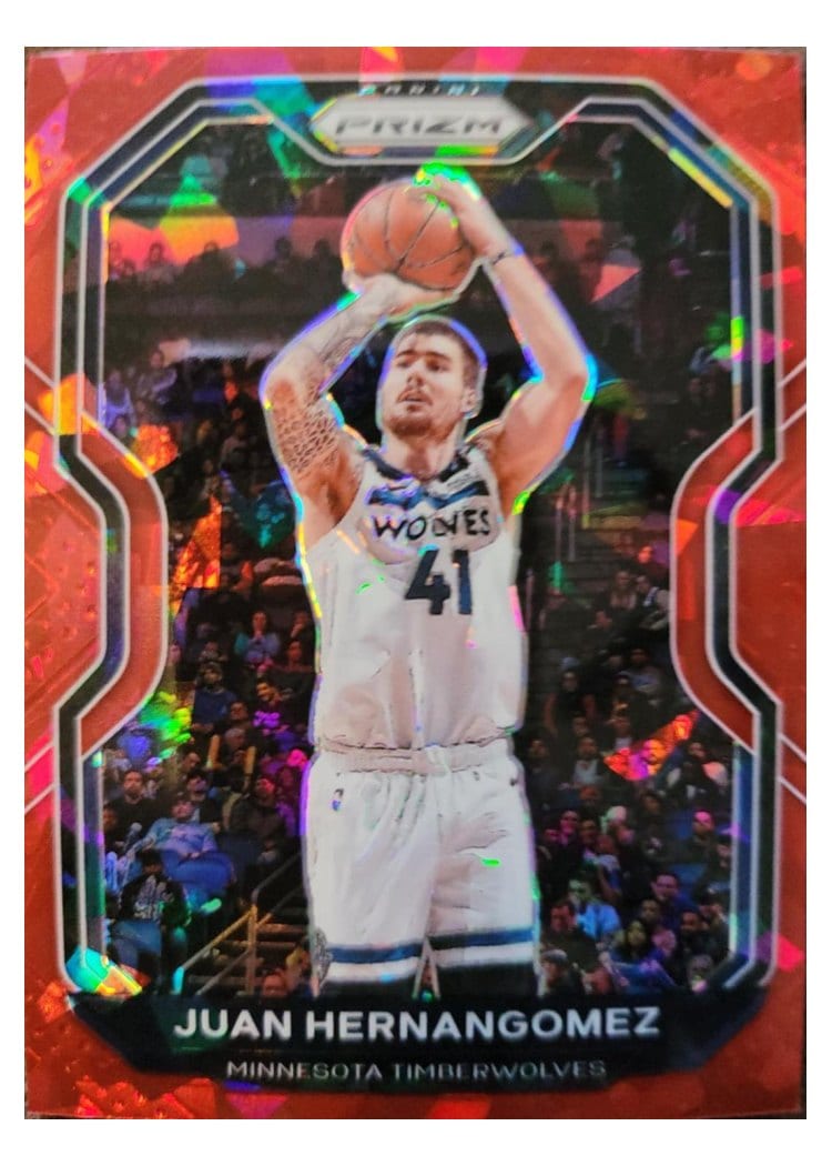 2020-21 Panini Prizm Base Set Juancho Hernangomez #192 card