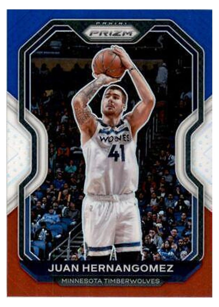 2020-21 Panini Prizm Base Set Juancho Hernangomez #192 card