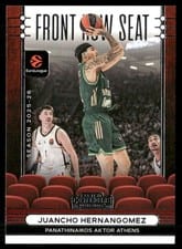2025-26 Panini Contenders EuroLeague Front Row Seat Juancho Hernangomez #9 card