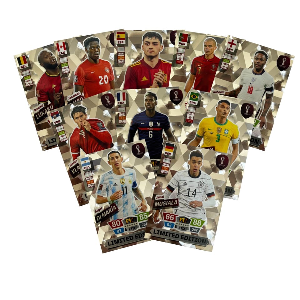 Jude Bellingham 2022 Panini Adrenalyn XL FIFA World Cup Qatar XXL Limited Editions card