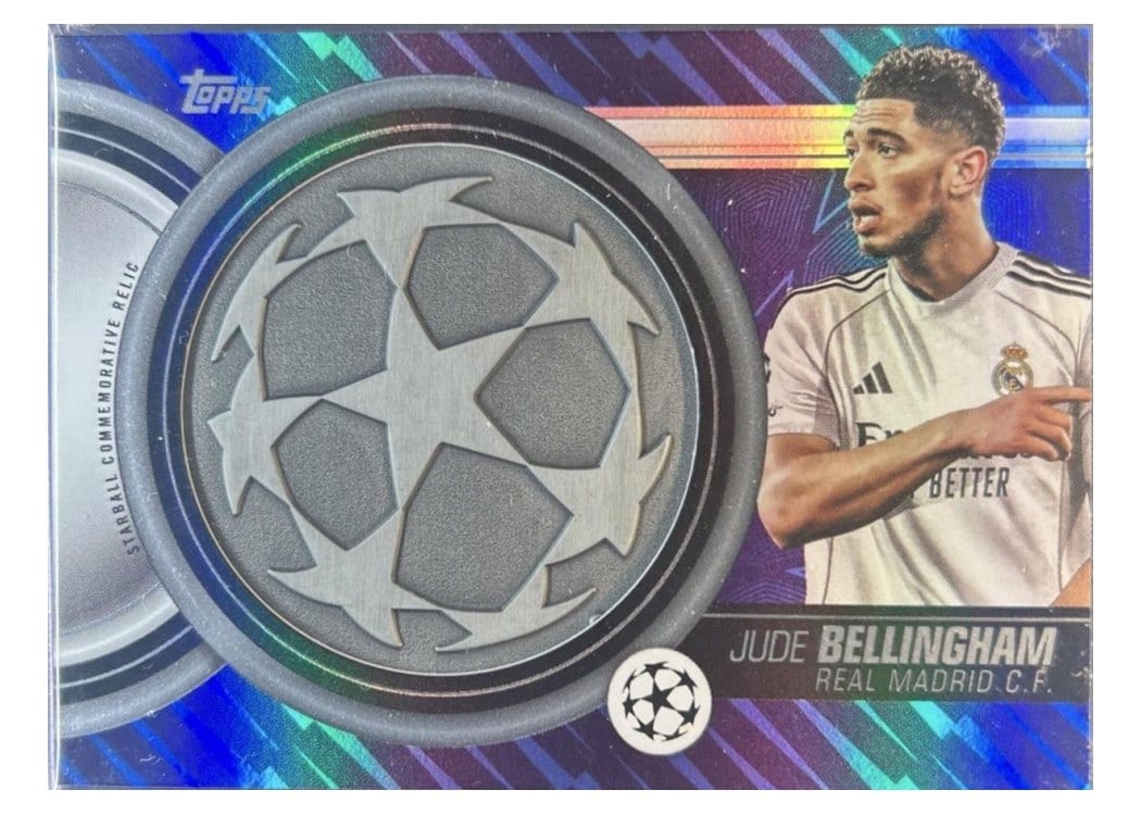 2025-26 Topps UEFA Club Competitions Starball Commemorative Relics Jude Bellingham #SCR-JB card