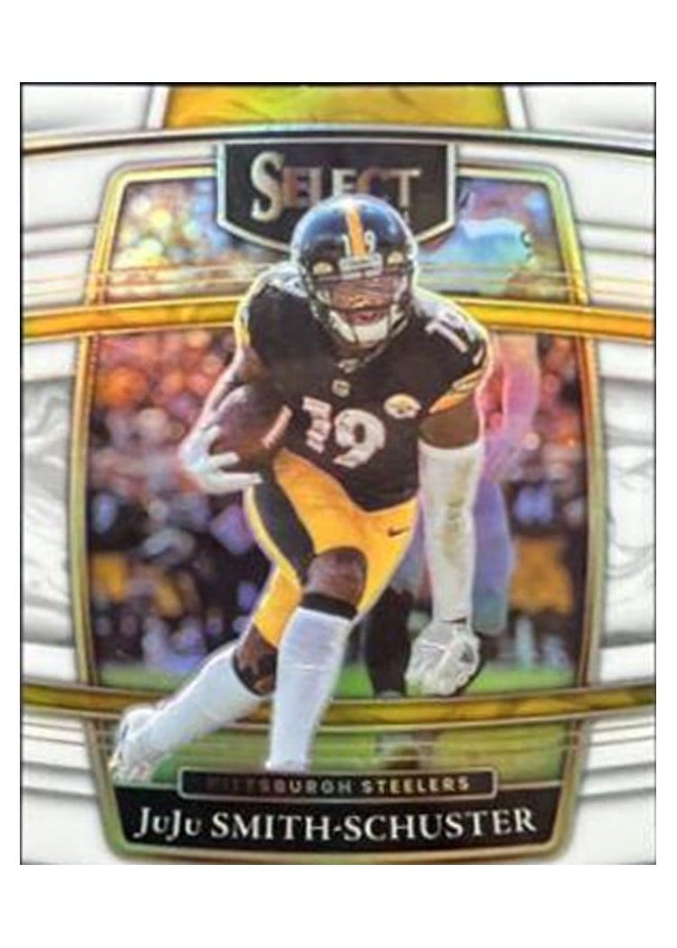 2021 Panini Select Base Set JuJu Smith-Schuster White #29 card