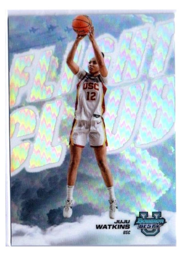 2024-25 Bowman's Best University Flight Club Juju Watkins #FC-15 card