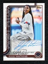 2025 Topps 2024 First Pitch Autographs Juju Watkins #FPA-JW card