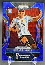 2022 Panini Prizm World Cup Julian Alvarez #4 card
