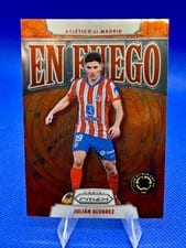2025 Panini Prizm FIFA Club World Cup En Fuego Julian Alvarez #2 card