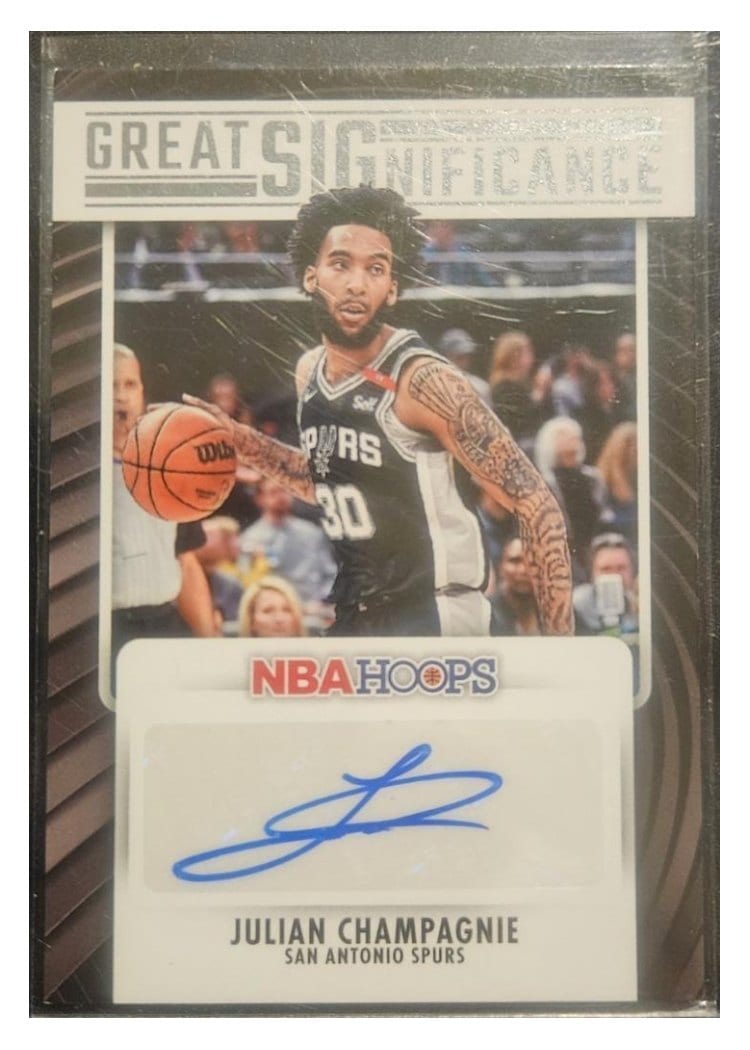 2023-24 Hoops Great SIGnificance Julian Champagnie #GS-CHP card