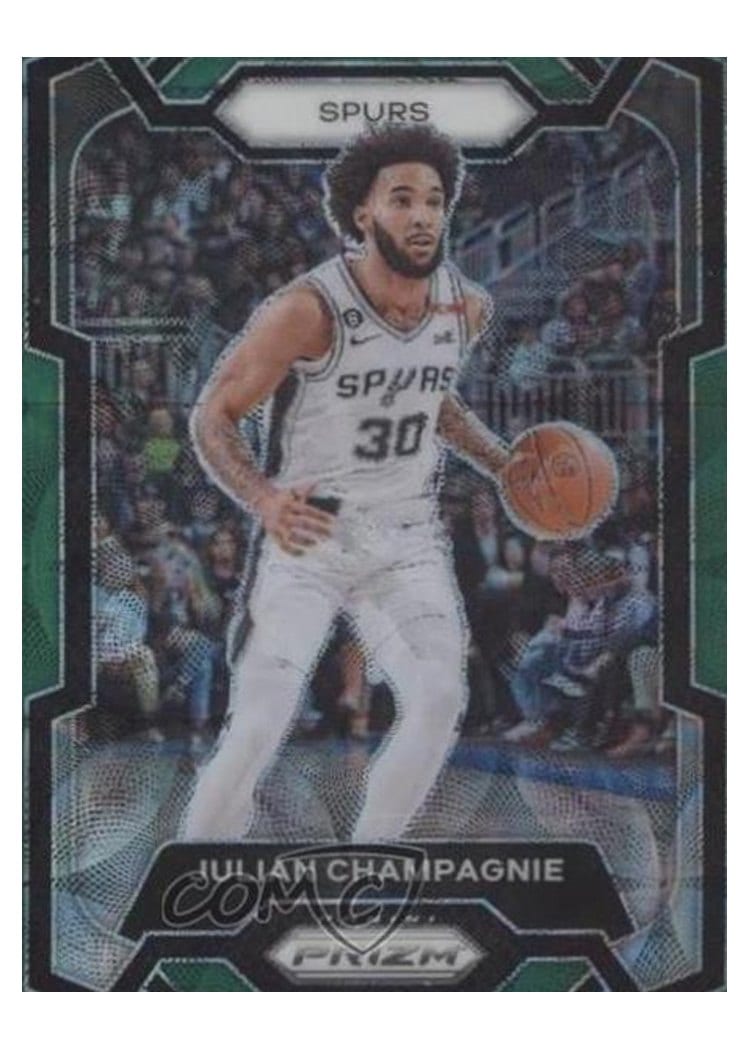 2023-24 Panini Prizm Base Set Julian Champagnie #124 card