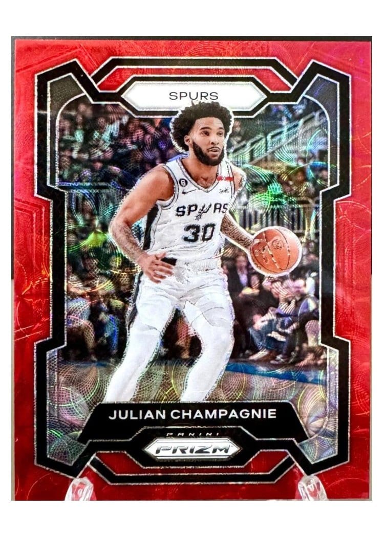 2023-24 Panini Prizm Base Set Julian Champagnie #124 card