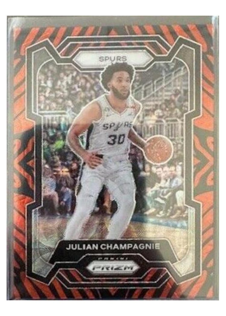 2023-24 Panini Prizm Base Set Julian Champagnie #124 card
