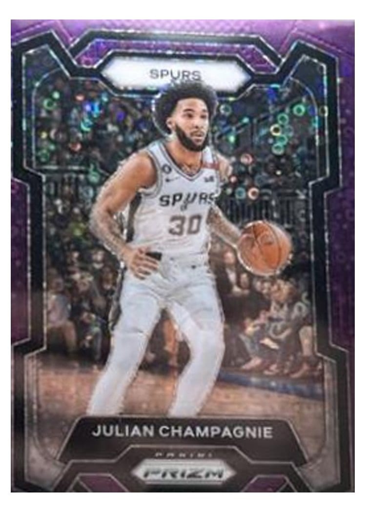 2023-24 Panini Prizm Base Set Julian Champagnie #124 card