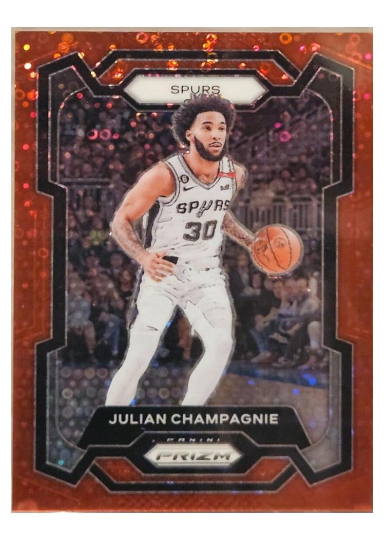 2023-24 Panini Prizm Base Set Julian Champagnie #124 card
