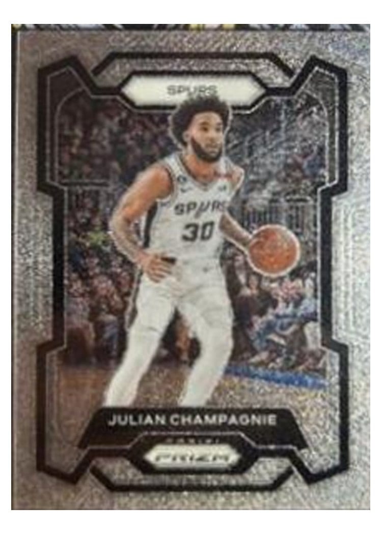 2023-24 Panini Prizm Base Set Julian Champagnie #124 card