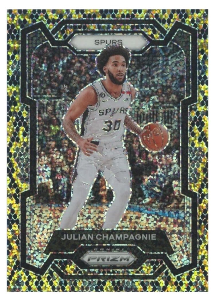 2023-24 Panini Prizm Base Set Julian Champagnie #124 card