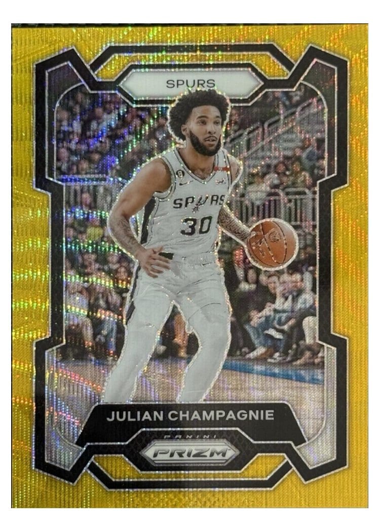 2023-24 Panini Prizm Base Set Julian Champagnie #124 card