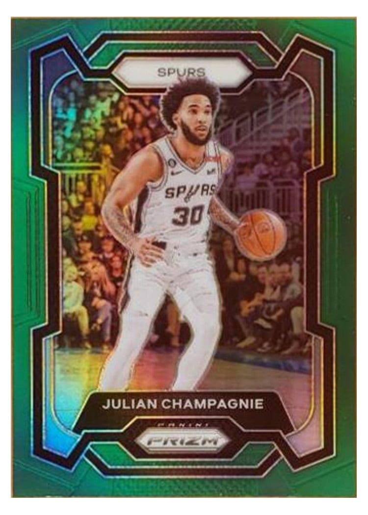 2023-24 Panini Prizm Base Set Julian Champagnie #124 card
