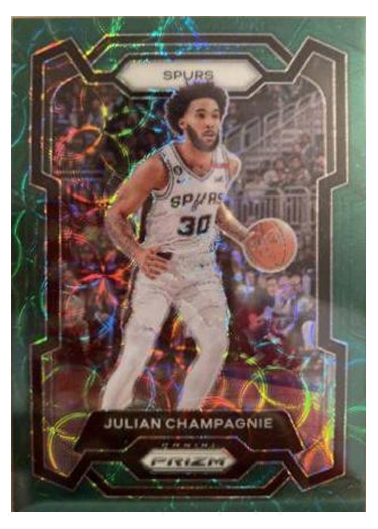 2023-24 Panini Prizm Base Set Julian Champagnie #124 card