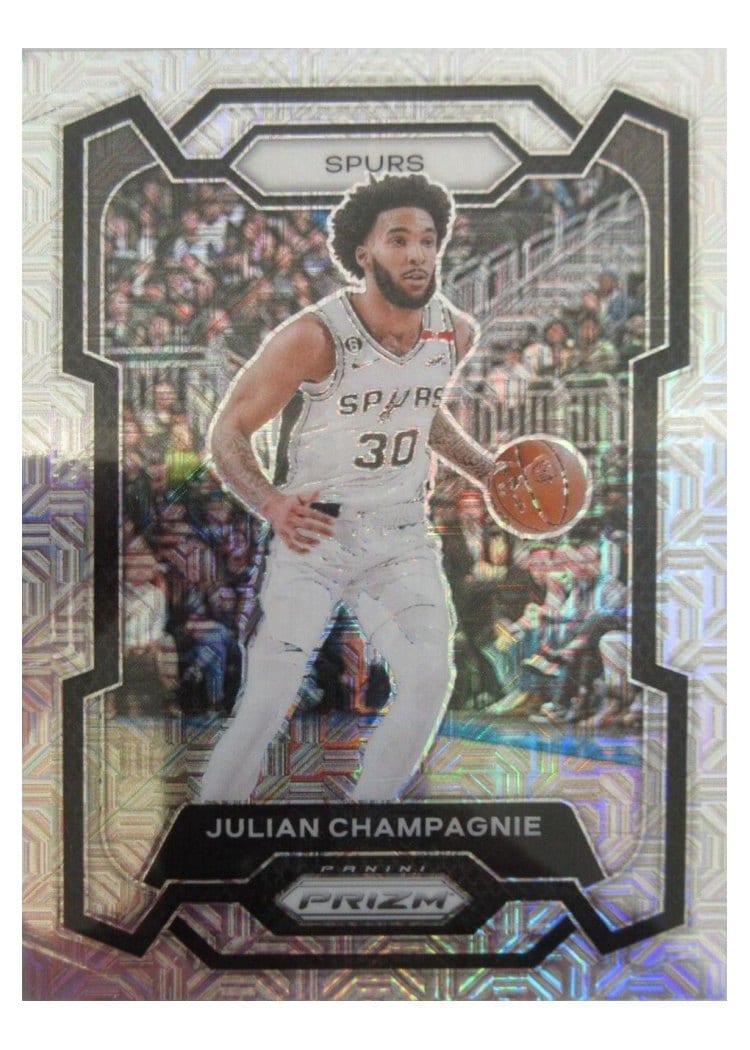 2023-24 Panini Prizm Base Set Julian Champagnie #124 card