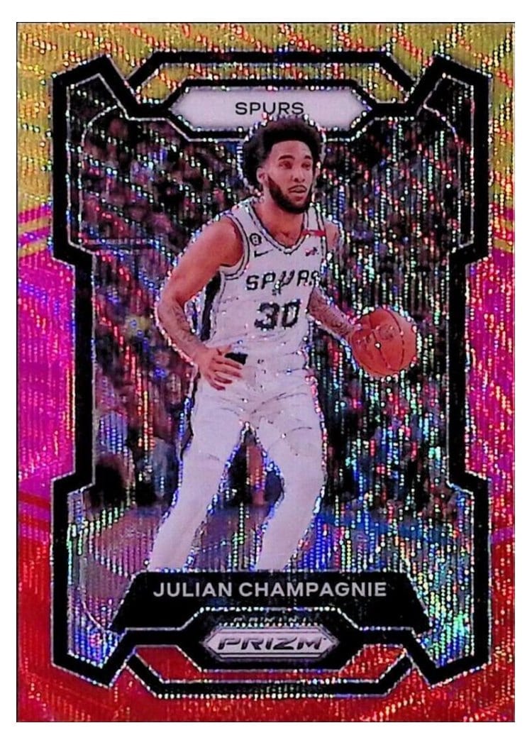 2023-24 Panini Prizm Base Set Julian Champagnie #124 card