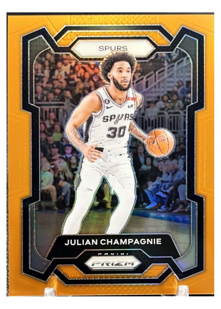 2023-24 Panini Prizm Base Set Julian Champagnie #124 card
